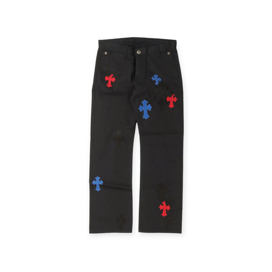 Chrome Hearts Multicolor Cross Patch Chino Pants