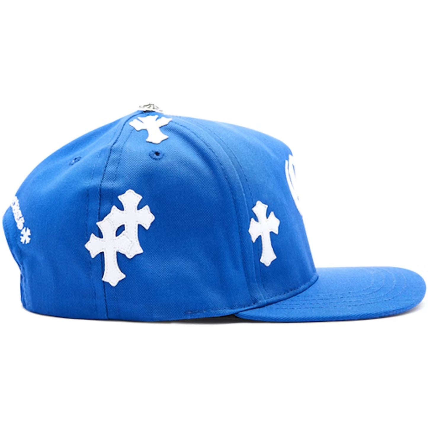 Chrome Hearts Cross Patch Baseball Hat Blue