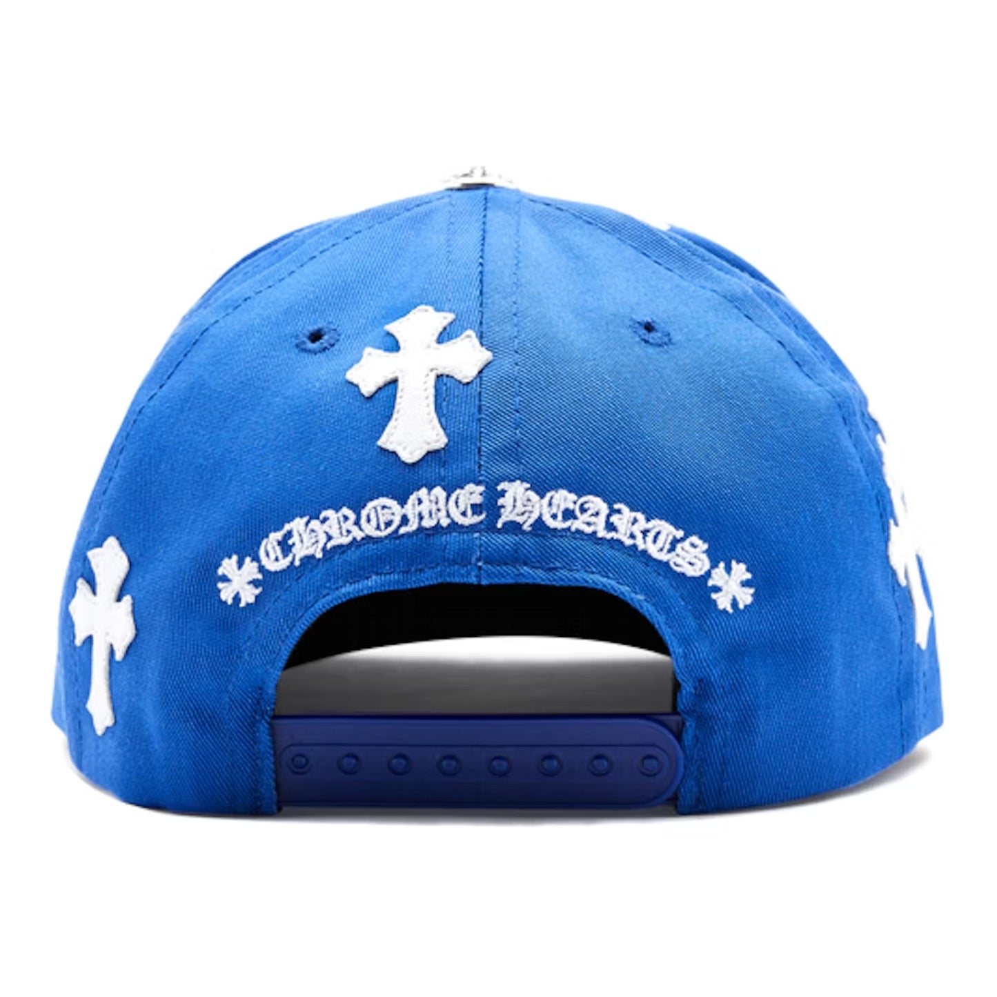 Chrome Hearts Cross Patch Baseball Hat Blue