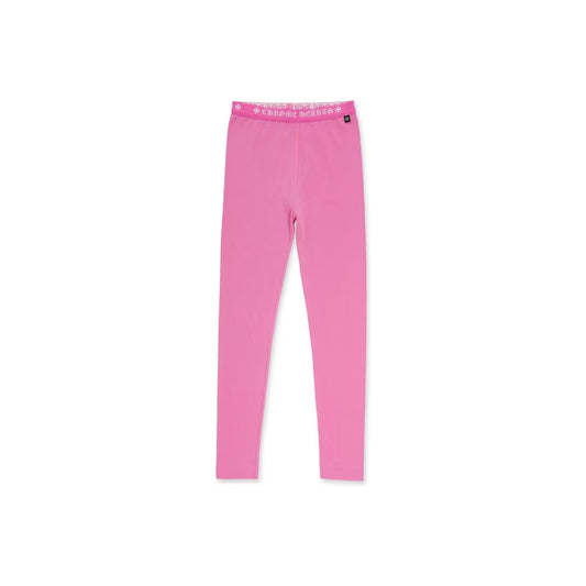 Chrome Hearts Logo Leggings Pink