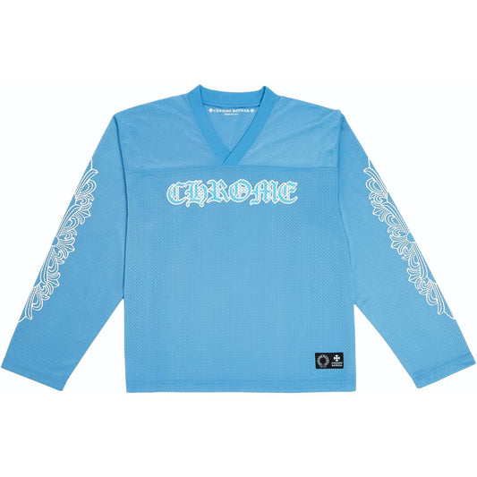 Chrome Hearts Sports Mesh Warm Up Jersey Blue