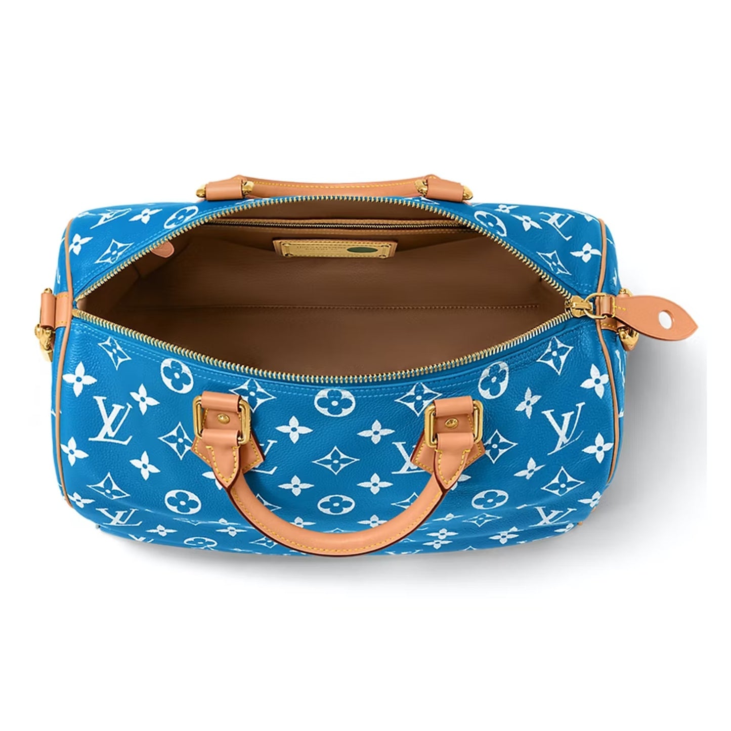 Louis Vuitton Speedy P9 Bandoulière 40 Monogram Leather Blue