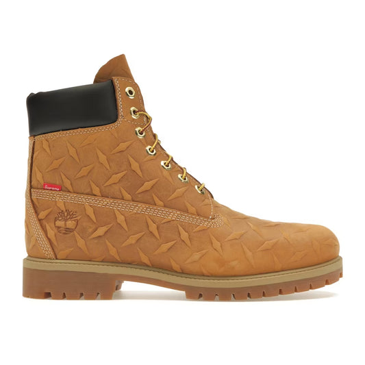 Timberland 6" Premium Waterproof Boot Supreme Diamond Plate Wheat