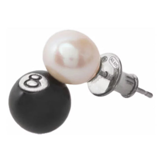 Stussy 8 Ball Earring Sterling Silver