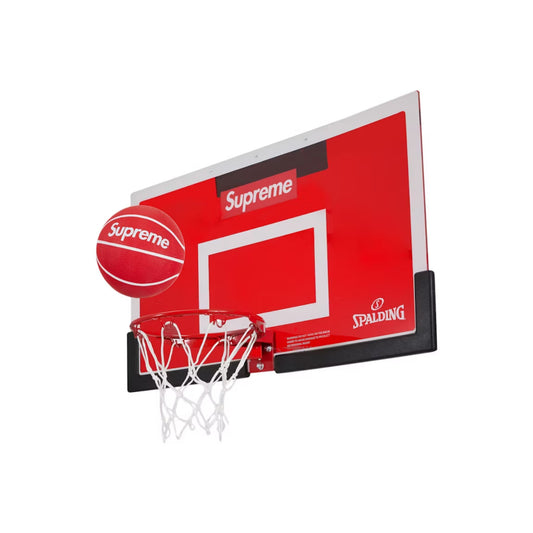 Supreme Spalding Mini Basketball Hoop Red
