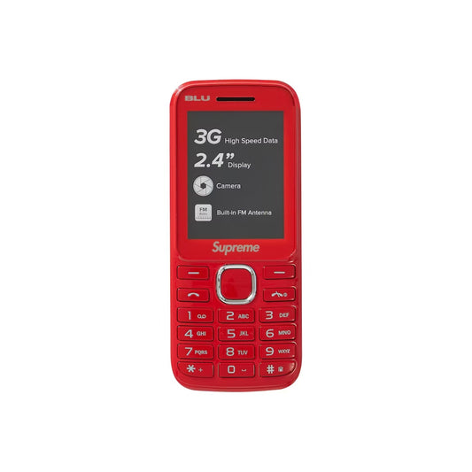 Supreme BLU Burner Phone Red