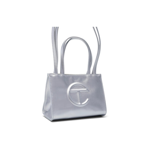 Telfar Shopping Bag Small Silver