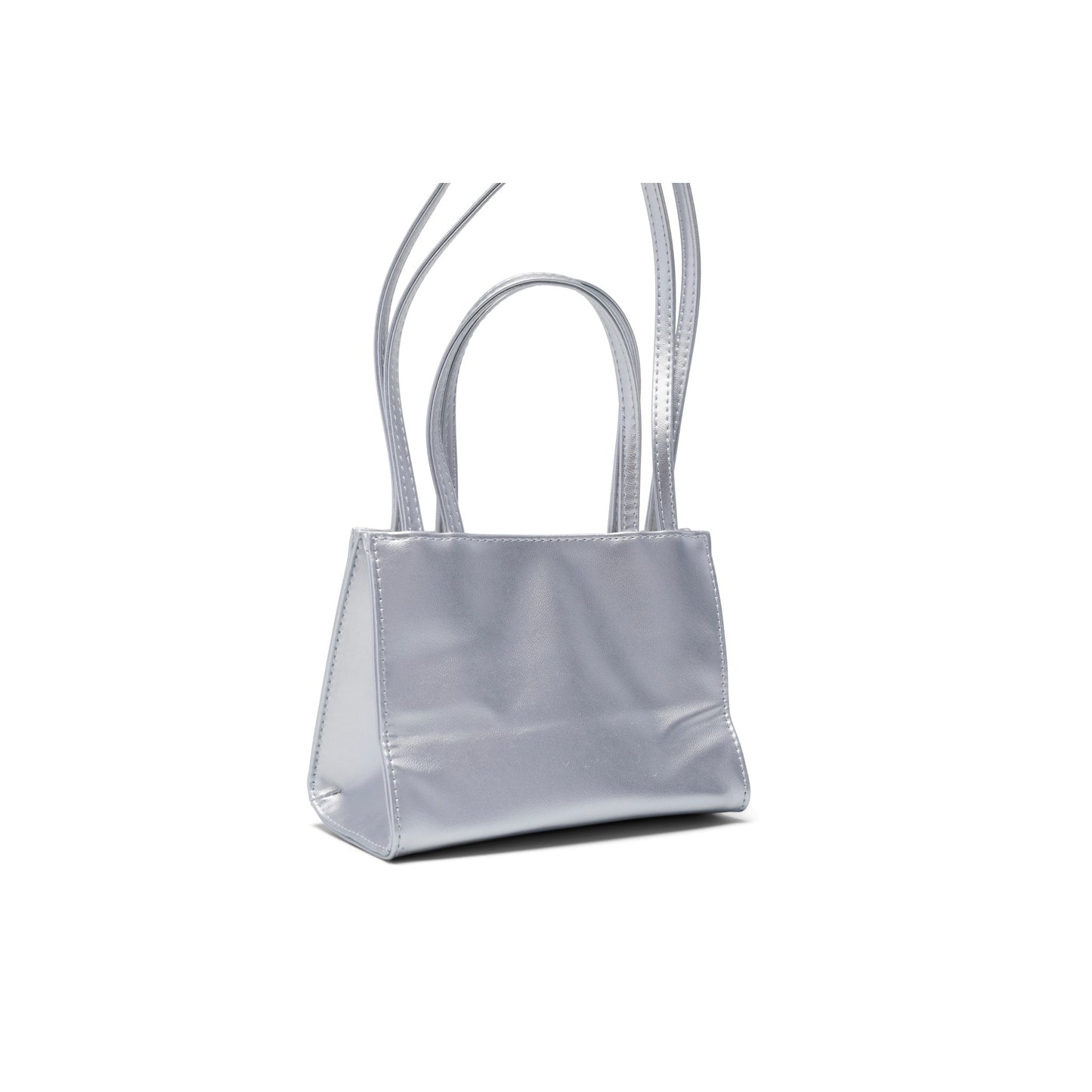 Telfar Shopping Bag Small Silver