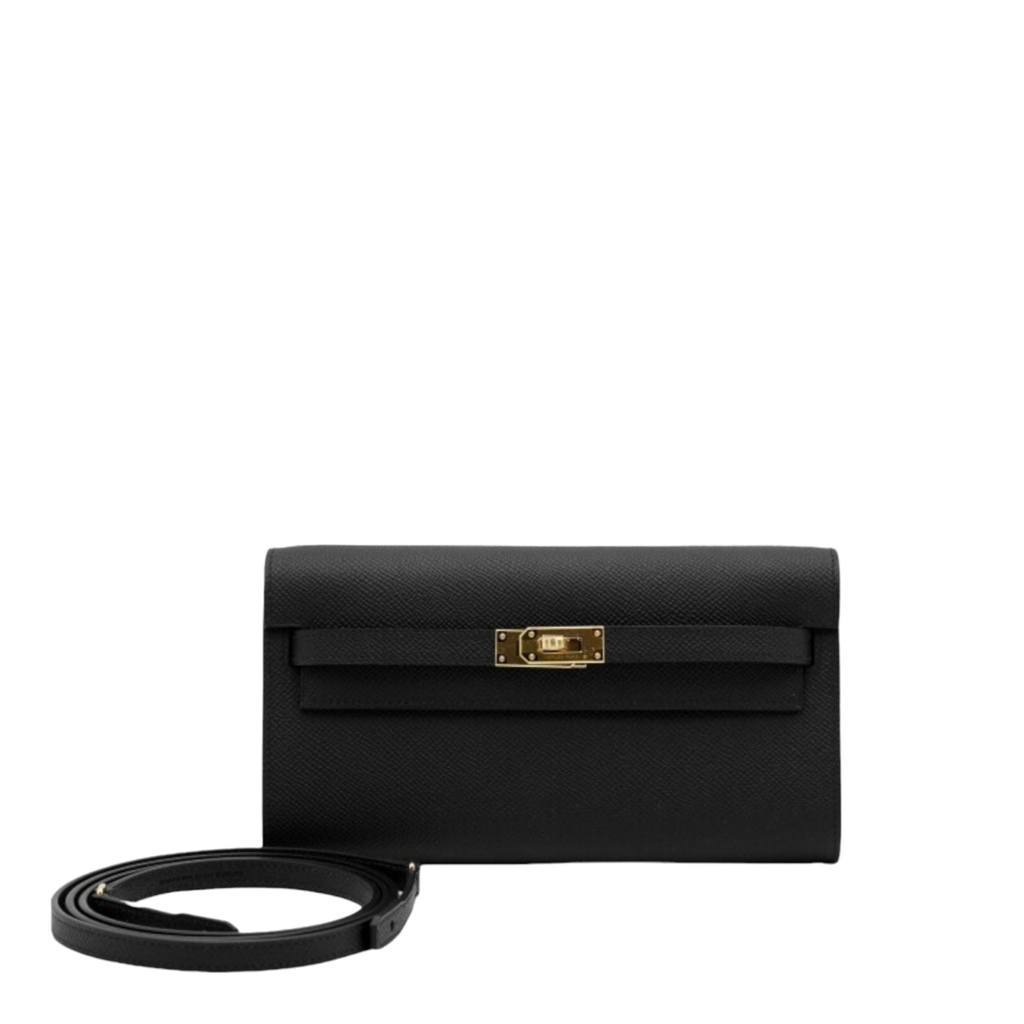 Hermes Kelly To Go Black Epsom GHW